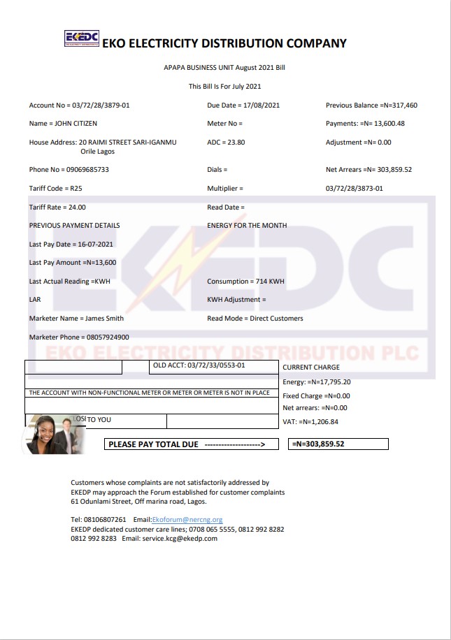  Minol USA business utility bill 